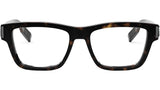 CD IconO S1I Havana Geometric Eyeglasses