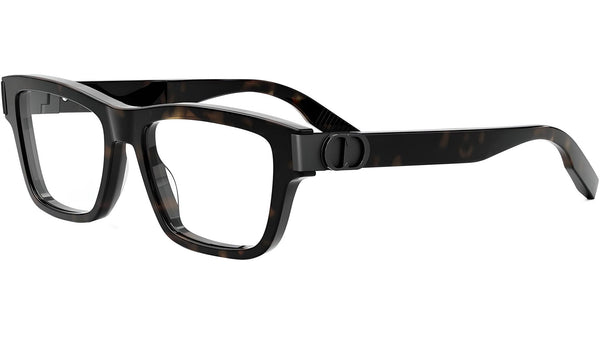 CD IconO S1I Havana Geometric Eyeglasses