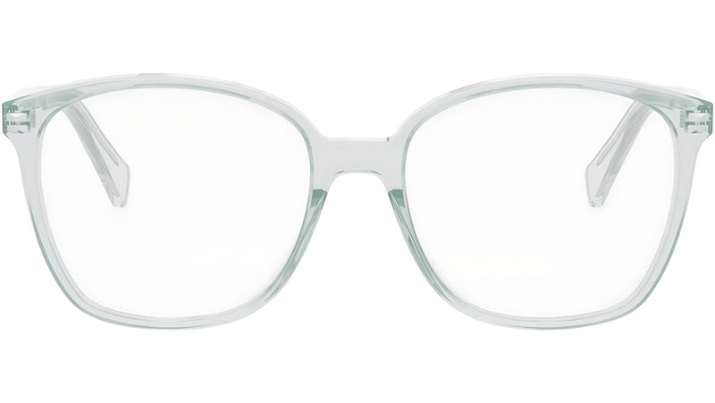 CELINE Thin Green Geometric Eyeglasses