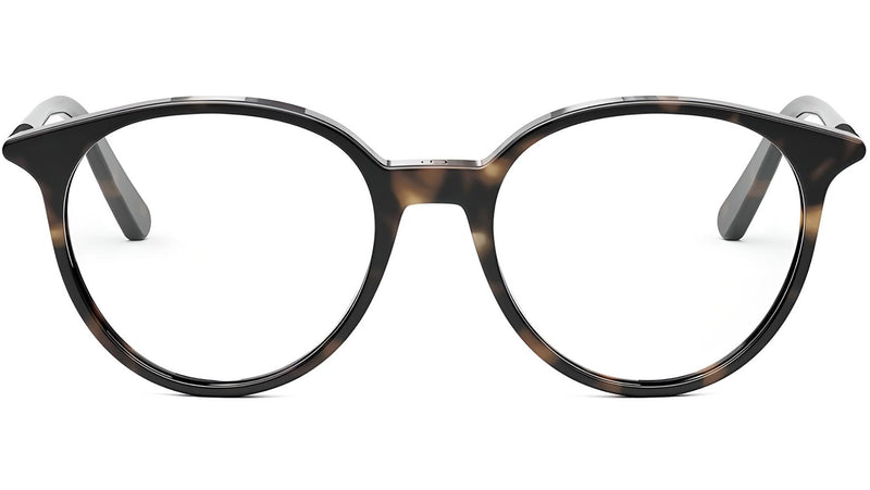 Mini CD O R5I Havana Round Eyeglasses