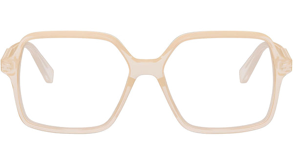 CELINE Thin Orange Geometric Eyeglasses