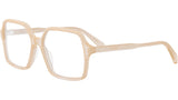 CELINE Thin Orange Geometric Eyeglasses