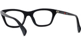 Boke Flower Black Geometric Eyeglasses