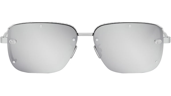 NeoDior S4U Silver Rectangular Sunglasses