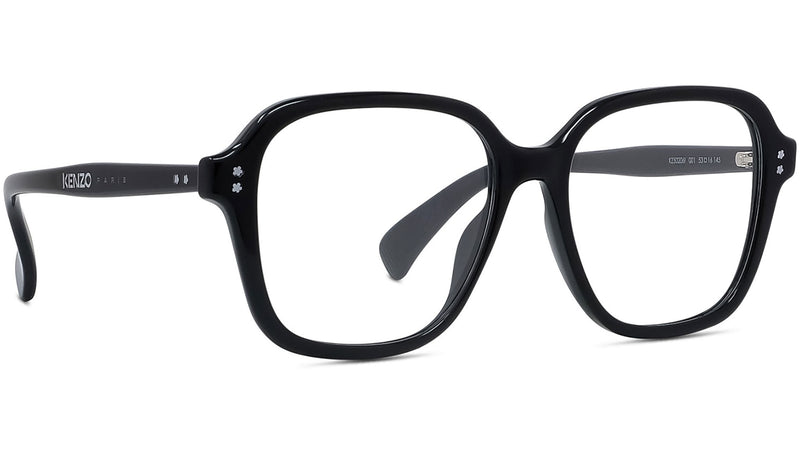 Boke Flower Black Square Eyeglasses