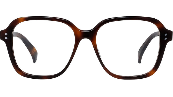 Boke Flower Havana Square Eyeglasses