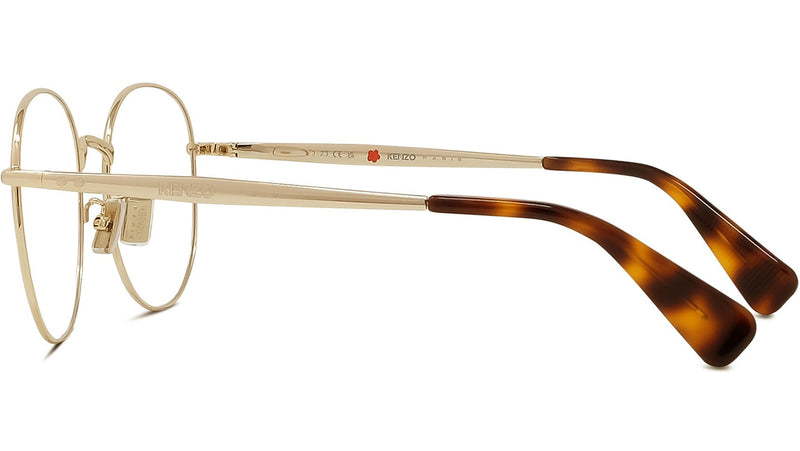 Boke Flower Yellow Round Eyeglasses