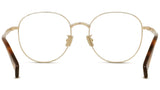 Boke Flower Yellow Round Eyeglasses