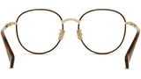 Boke Flower Yellow Round Eyeglasses