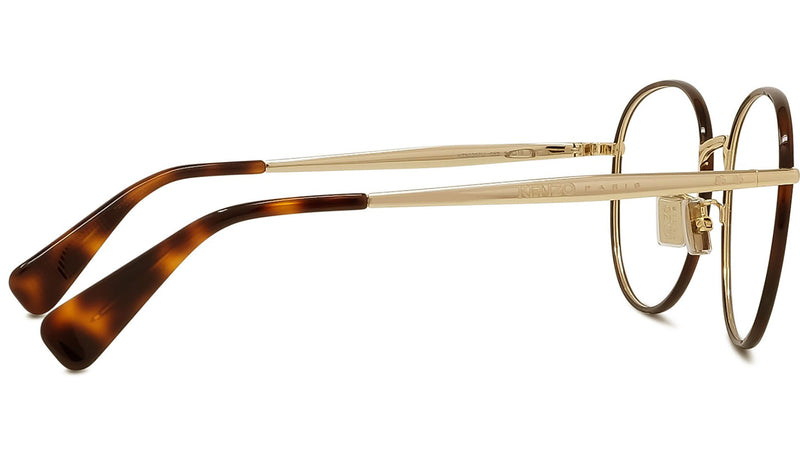 Boke Flower Yellow Round Eyeglasses