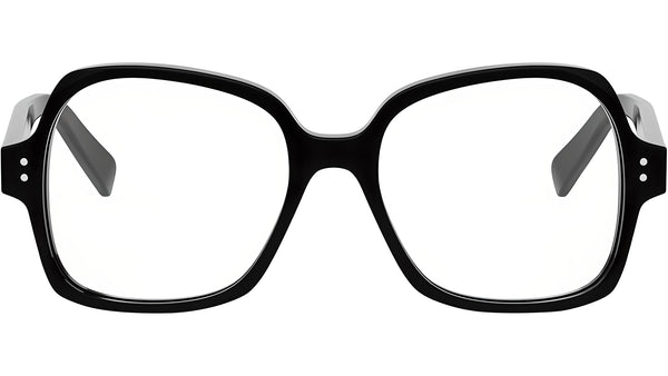 CELINE Thin Black Geometric Eyeglasses