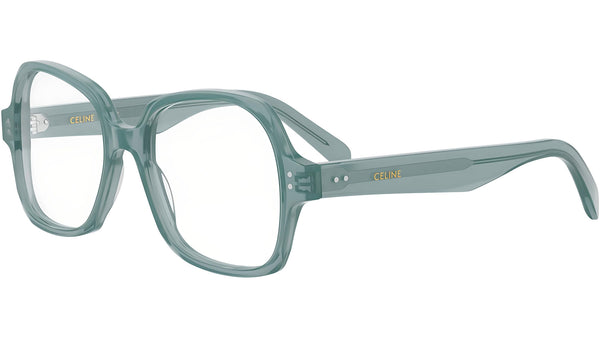 CELINE Thin Green Geometric Eyeglasses