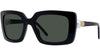 Pearl Black Square Sunglasses