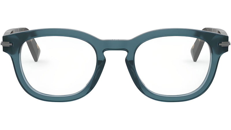 DiorBlackSuitO R4I Blue Oval Eyeglasses