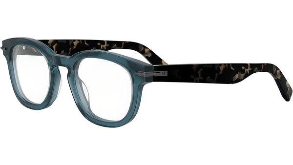 DiorBlackSuitO R4I Blue Oval Eyeglasses