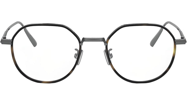 DiorBlackSuitO R3U Silver Round Eyeglasses