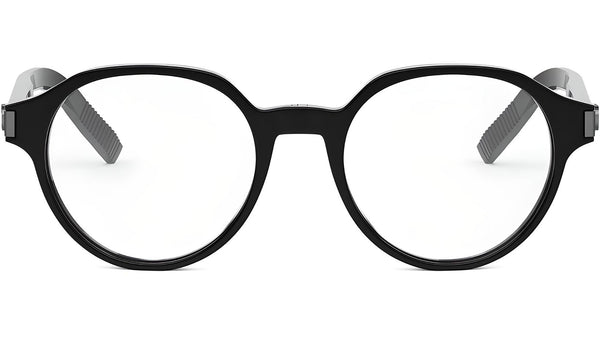 CD IconO R1I Black Geometric Eyeglasses