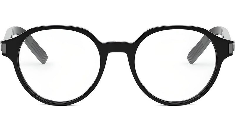 CD IconO R1I Black Geometric Eyeglasses