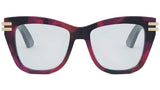 CDiorO S1I Red Havana Butterfly Eyeglasses