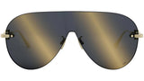 CD Chain M2U Yellow Pilot Sunglasses