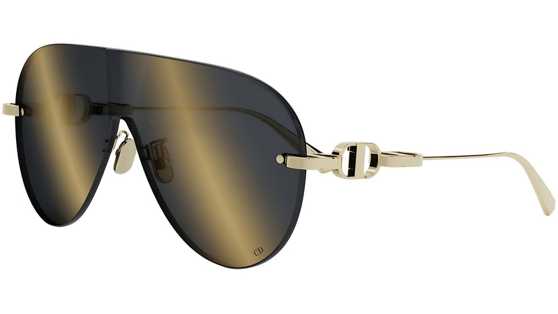 CD Chain M2U Yellow Pilot Sunglasses