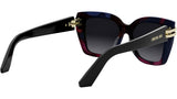 CDior S1I Red Havana Square Sunglasses