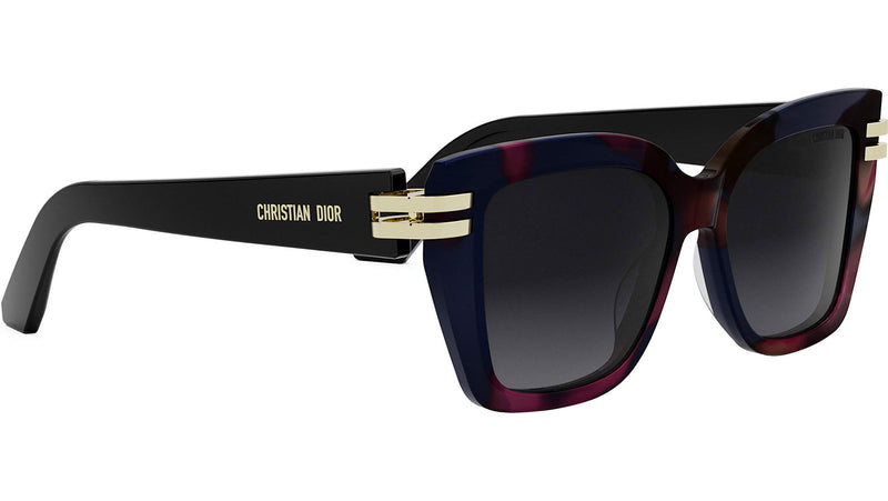 CDior S1I Red Havana Square Sunglasses