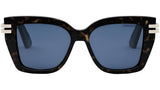 CDior S1I Havana Square Sunglasses