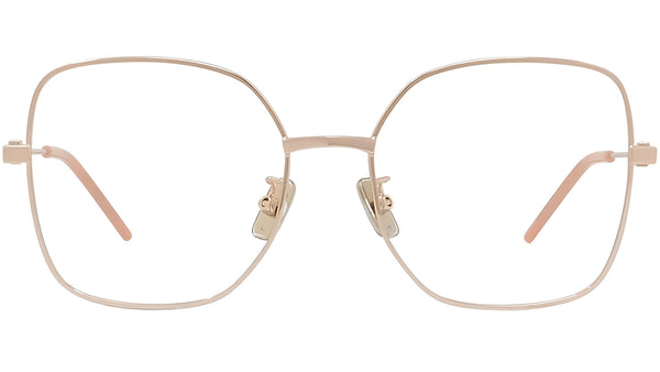 GV Speed Gold Geometric Eyeglasses