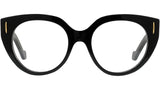 Anagram Black Geometric Eyeglasses