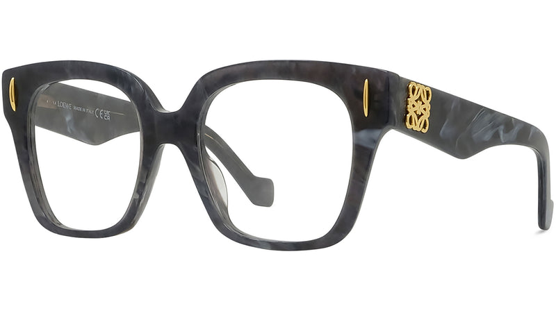 Anagram Black Geometric Eyeglasses