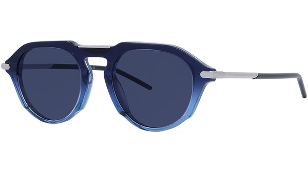 GV One Blue Round Sunglasses