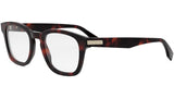 Fendi Essential Havana Square Eyeglasses