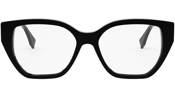 FF Diamond Black Rectangular Eyeglasses