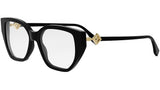 FF Diamond Black Rectangular Eyeglasses