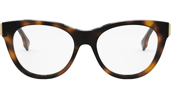 Fendi First Havana Round Eyeglasses