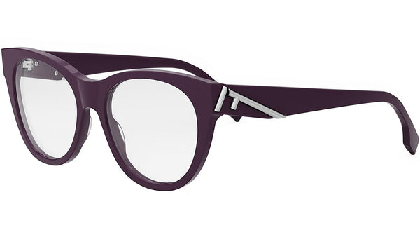 Fendi First Purple Round Eyeglasses