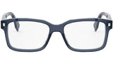 Fendi Blue Rectangular Eyeglasses