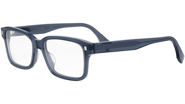 Fendi Blue Rectangular Eyeglasses