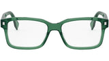 Fendi Green Rectangular Eyeglasses