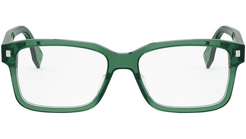 Fendi Green Rectangular Eyeglasses