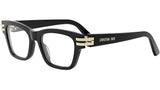 CDiorO S2I Black Rectangular Eyeglasses