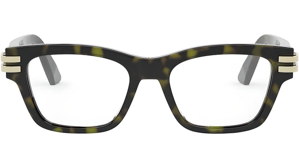 CDiorO S2I Havana Rectangular Eyeglasses