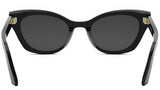 DiorMidnight B2I Black Cat Eye Sunglasses