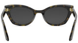 DiorMidnight B2I Havana Cat Eye Sunglasses