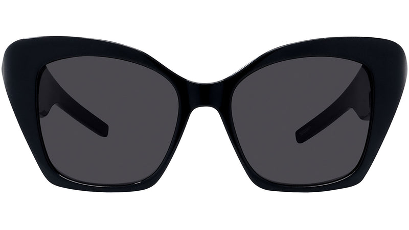 4G Liquid Black Square Sunglasses