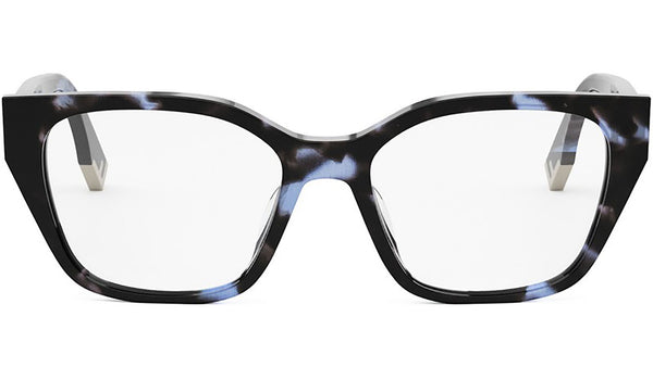 Fendi Way Havana Rectangular Eyeglasses