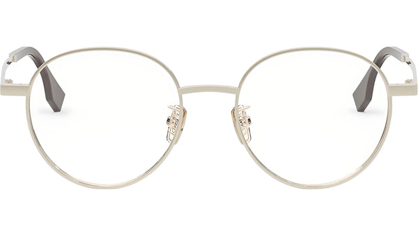 Fendi Travel Gold Round Eyeglasses