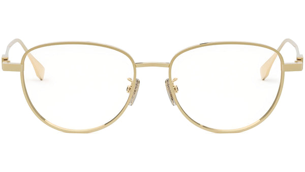 Baguette Gold Geometric Eyeglasses