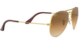 Aviator Gradient RB3025 001/51 Gold Brown